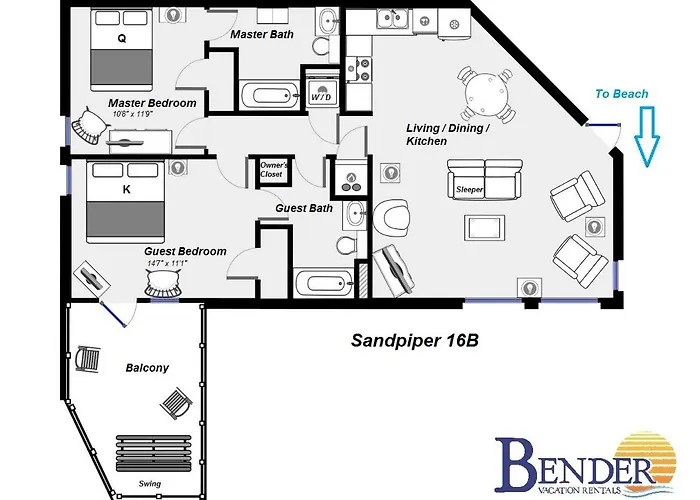 Sandpiper 16b Gulf Shores